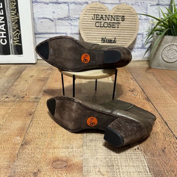 Frye Renee Seam Short Women Western Leather ankle boots - Picture 6 of 10